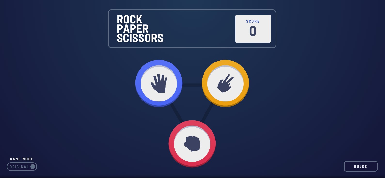 Rock paper scissors project image